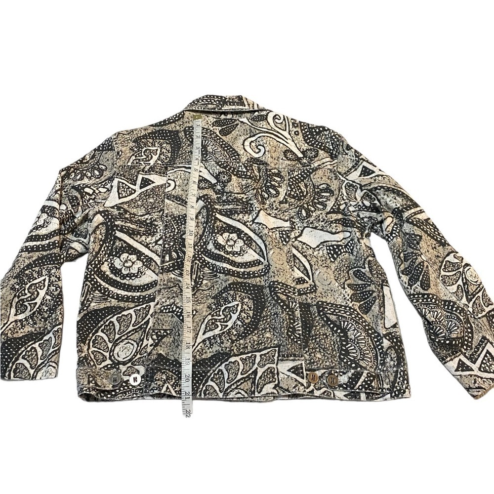 Chicos Lightweight Button Jacket Linen Cotton Wom… - image 6